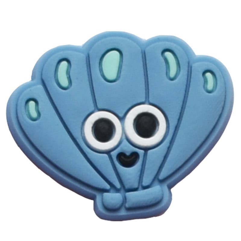 Happy blue clam 63-16 Shoe Charm