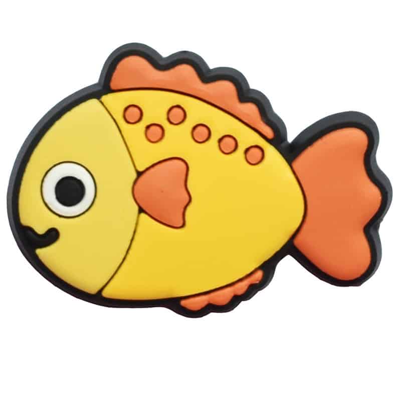 Yellow fish 63-23 Shoe Charm
