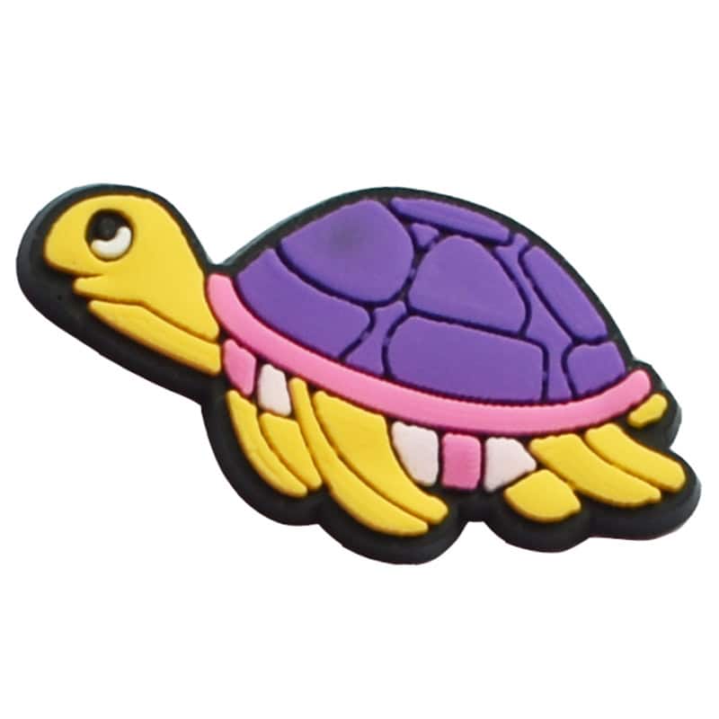 Purple turtle 63-25 Shoe Charm