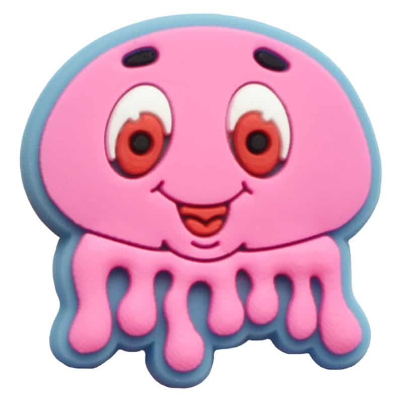 Pink jellyfish 63-26 Shoe Charm
