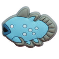Spotty blue fish 63-28 Shoe Charm