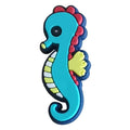 Blue seahorse 63-38 Shoe Charm