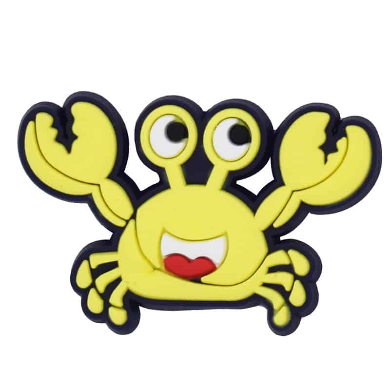 Yellow crab 63-40 Shoe Charm