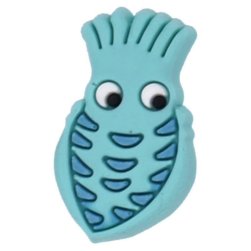 Blue cuttlefish 63-42 Shoe Charm