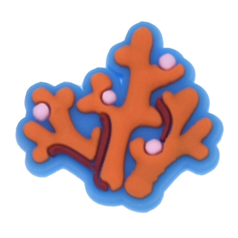 Orange coral 63-43 Shoe Charm