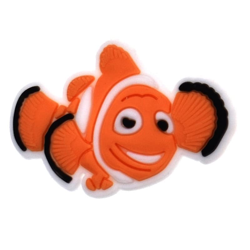 Orange angel fish 63-45 Shoe Charm