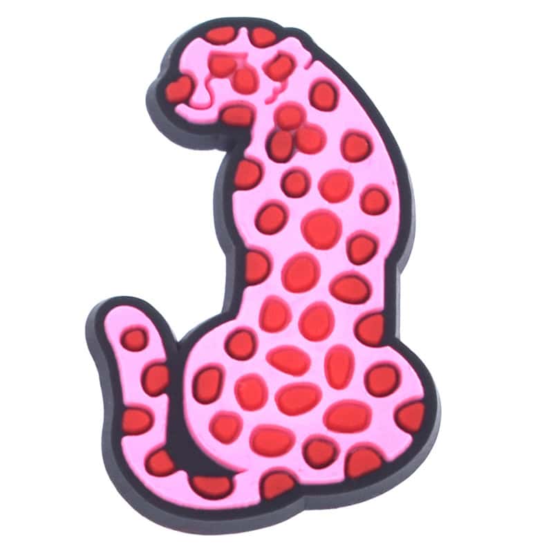 Pink spot leopard 669-05 Shoe Charm