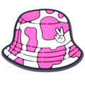 Pink spot sun hat 669-08 Shoe Charm