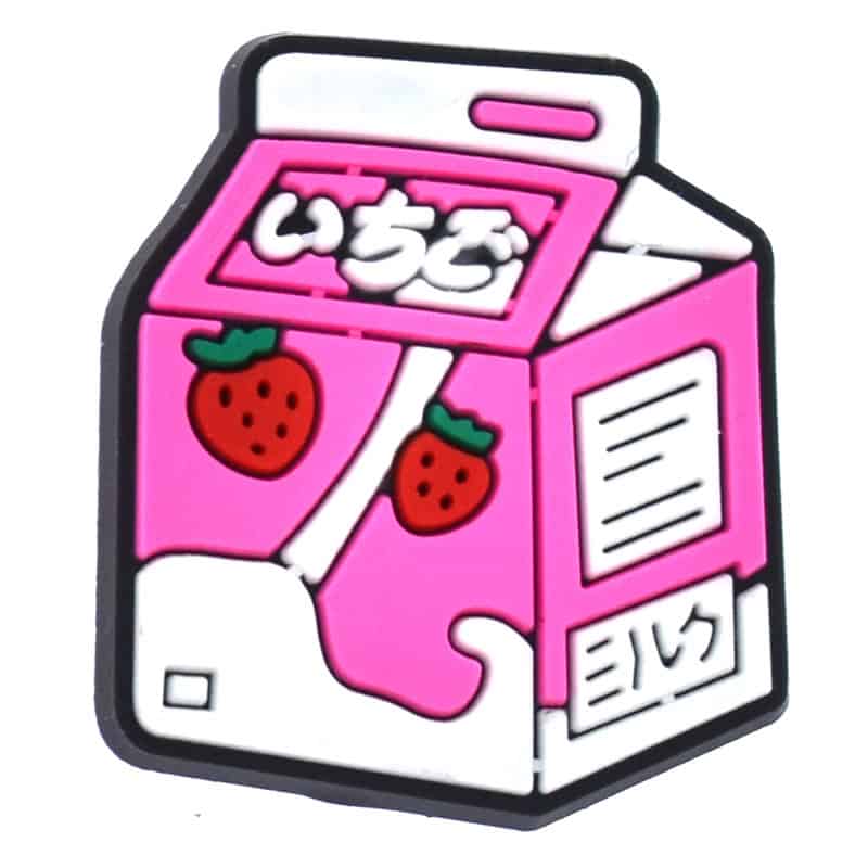 Pink milk carton 669-17 Shoe Charm