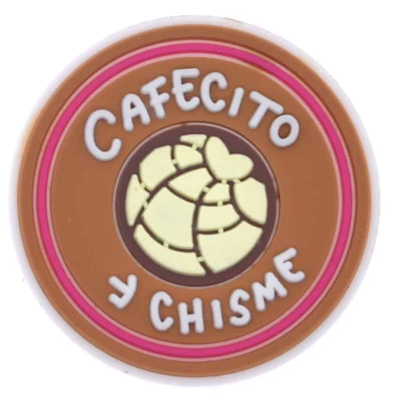 Shoe Charm -  CAFETITO Y CHISME brown badge sign logo CONCHA SWEETBREAD 675-03
