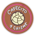 Shoe Charm -  CAFETITO Y CHISME brown badge sign logo CONCHA SWEETBREAD 675-03