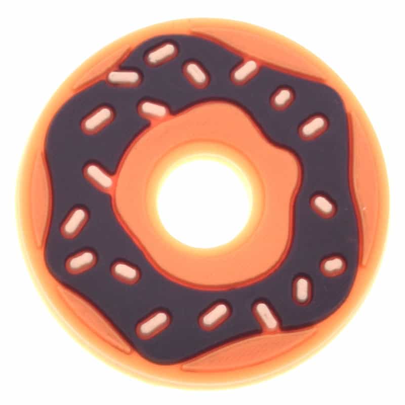 Chocolate with sprinkles donut 676-06 - Shoe Charm