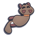 Sleeping brown cat 691-06 - Shoe Charm