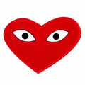 Red heart eyes Comme Des Garcons Play P2212 Shoe Charm