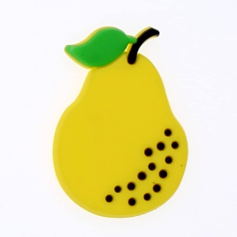 Pear yellow 84-26 Shoe Charm