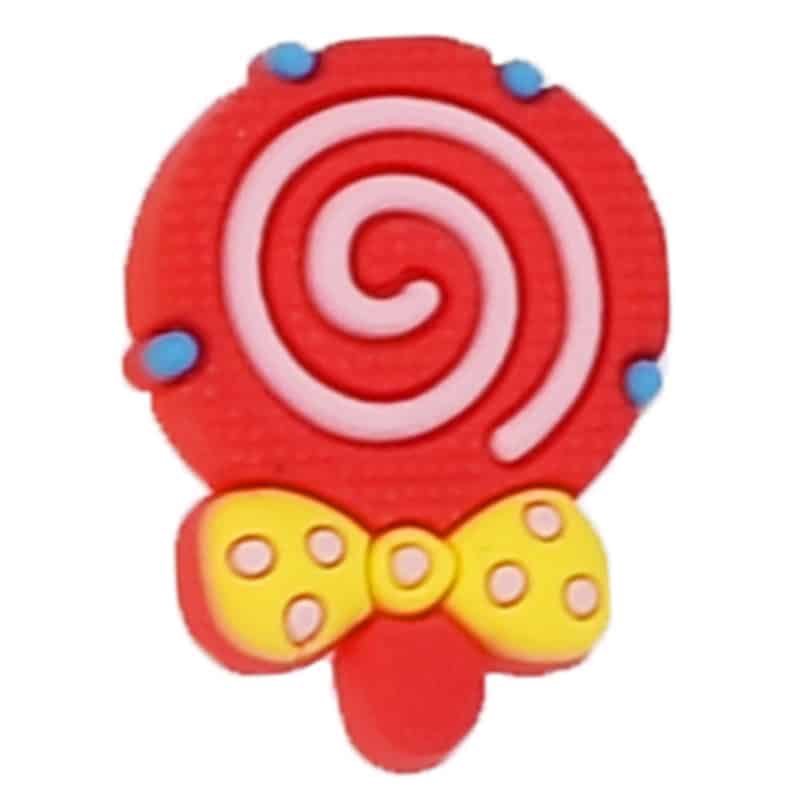 Lollypop sweet candy red  86-14 Shoe Charm