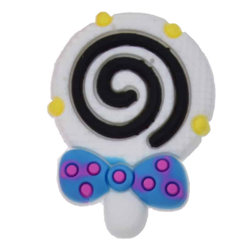 Lollypop sweet candy white  86-16 Shoe Charm