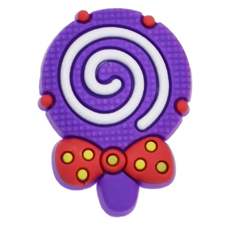 Lollypop sweet candy purple 86-17 Shoe Charm