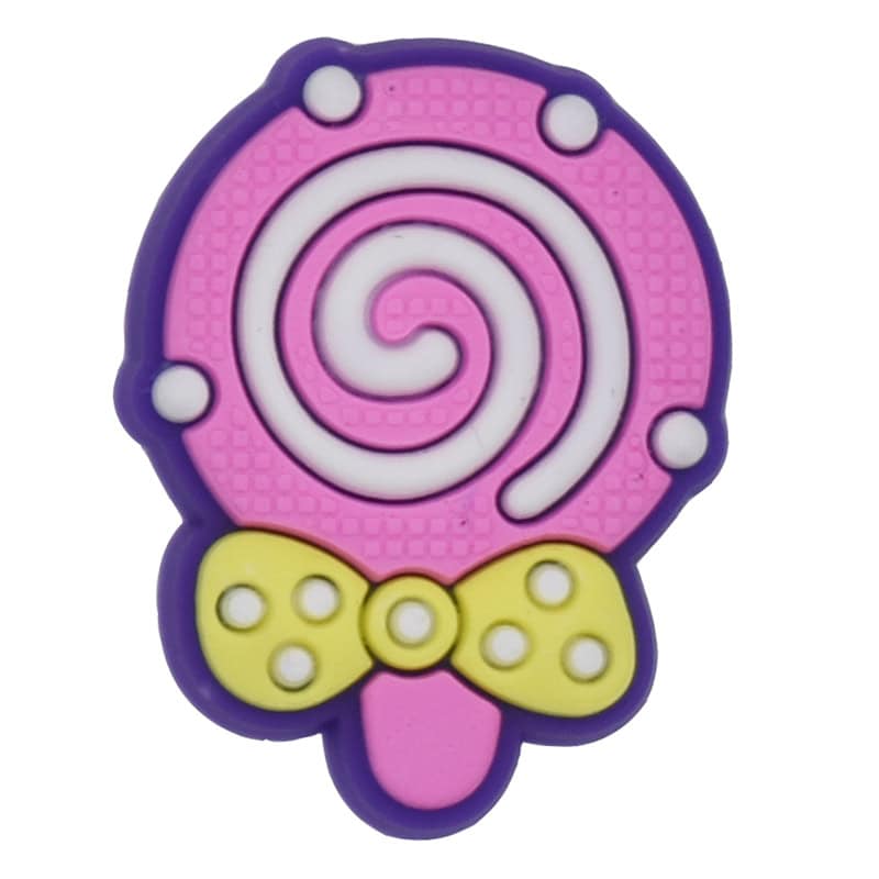 Lollypop sweet candy dark pink 86-20 Shoe Charm