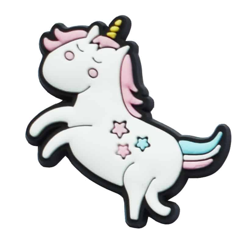 White Unicorn 87-03 Shoe Charm