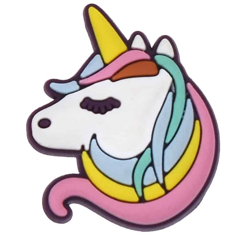 Pink surround Unicorn head 87-07 Shoe Charm