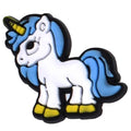 Unicorn standing with blue mane 87-09 Shoe Charm
