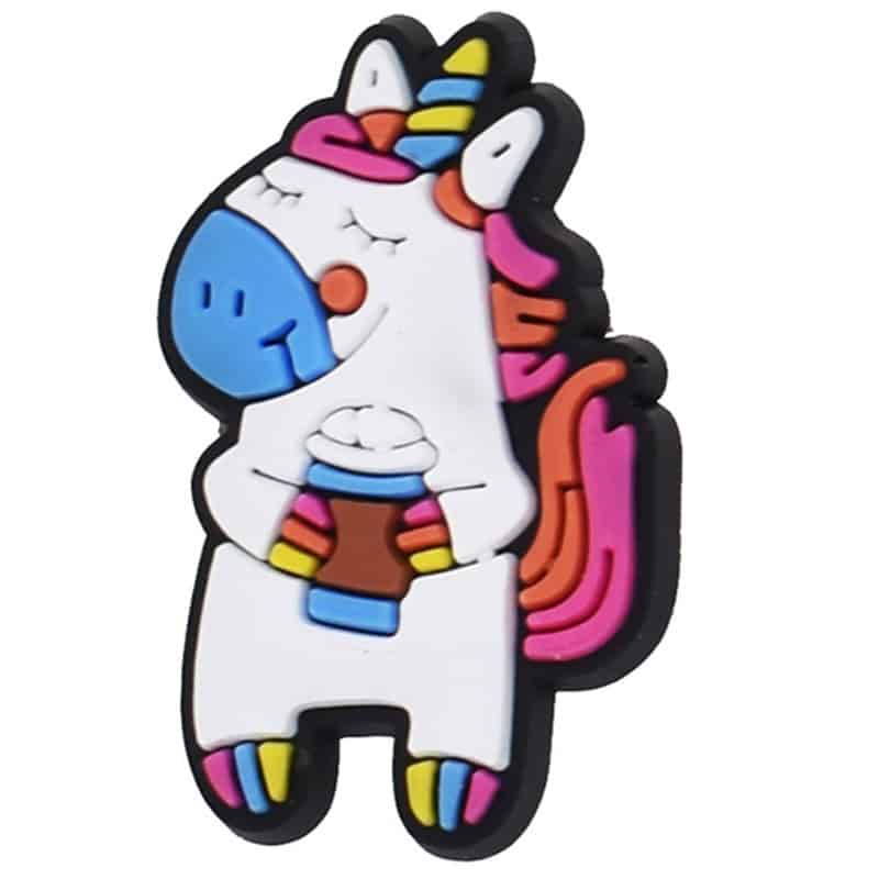 Unicorn portrait 87-12 Shoe Charm
