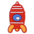 Cartoon rocket 88-03 Shoe Charm