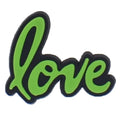 love alone green on black symbol sign logo 88-105 Shoe Charm