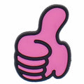 Thumbs up pink gesture  sign logo 88-119 Shoe Charm