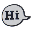 Hi balloon white speech bubble 88-122 Shoe Charm