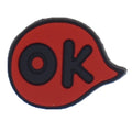 Ok red balloon speech bubble 88-150 Shoe Charm