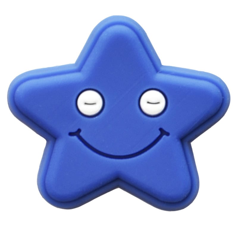Smiley star blue 88-176 Shoe Charm