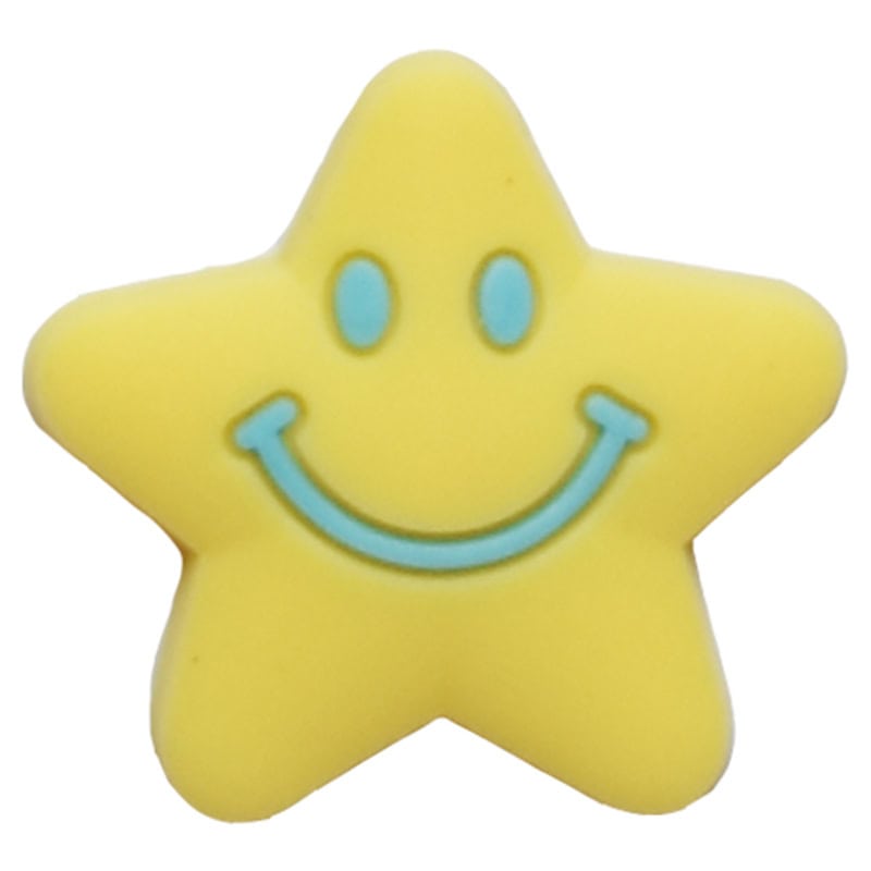 Smiley star yellow 88-184 Shoe Charm
