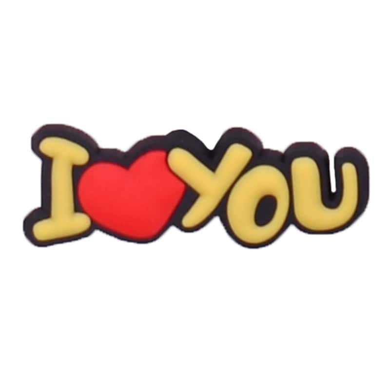 I heart YOU sign 88-27 Shoe Charm