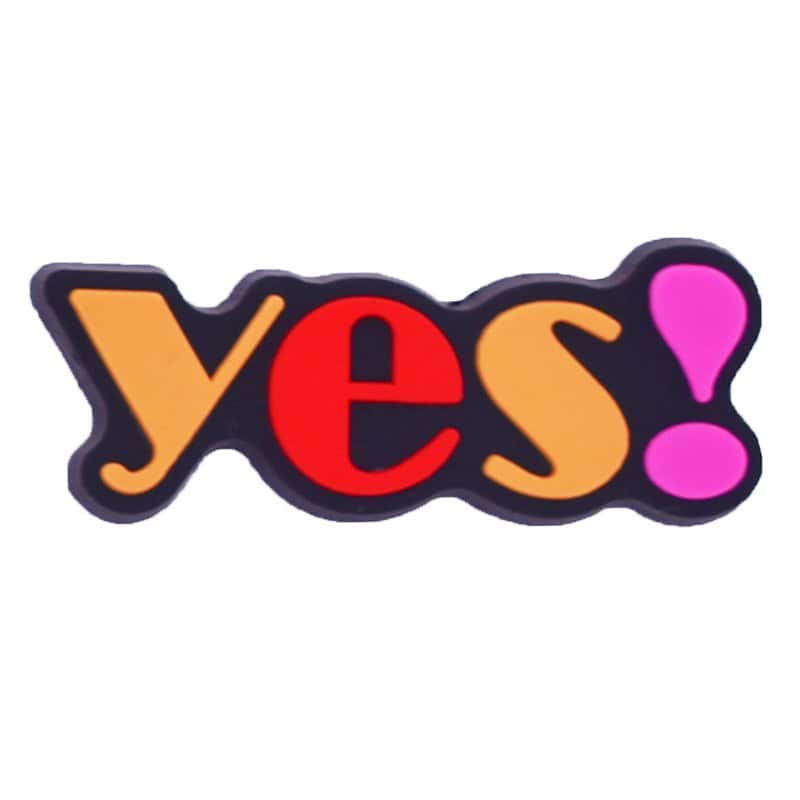 YES exclamation sign 88-34 Shoe Charm