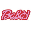 Baby pink on red sign logo 88-37 Shoe Charm