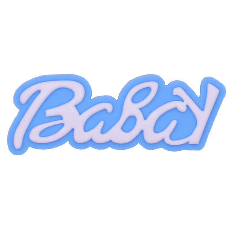 Baby white on blue sign logo 88-39 Shoe Charm