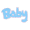 Baby light blue on white sign logo 88-40 Shoe Charm