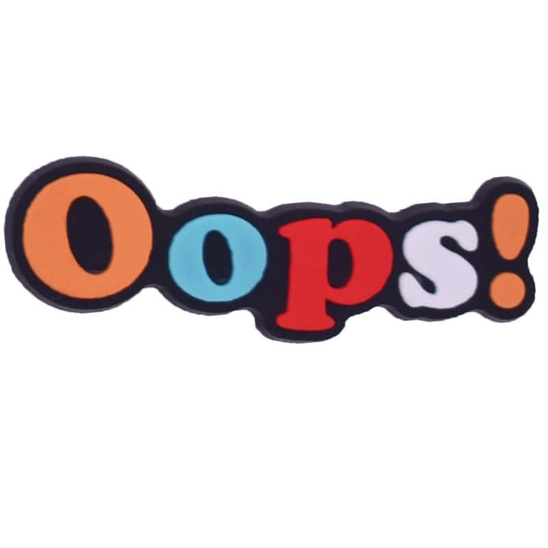 OOPS exclamation sign logo 88-42 Shoe Charm