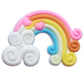 Swirling cloud rainbow 88-46 - Shoe Charm