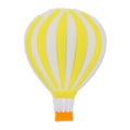 Hot air balloon  yellowstripes 88-62 - Shoe Charm