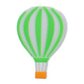 Hot air balloon green stripe 88-68 Shoe Charm
