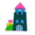 Sea shore lighthouse castle 88-71 Shoe Charm
