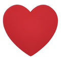 Heart red solid 89-01 Shoe Charm