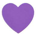 Heart solid lilac 89-17 Shoe Charm