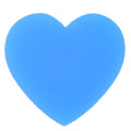 Heart solid blue 89-29 Shoe Charm