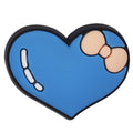 Heart blue with cream bow 89-45 Shoe Charm