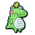 Green dino 90-110 Shoe Charm