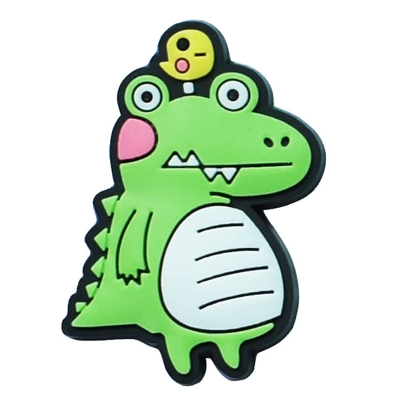 Green dino 90-110 Shoe Charm